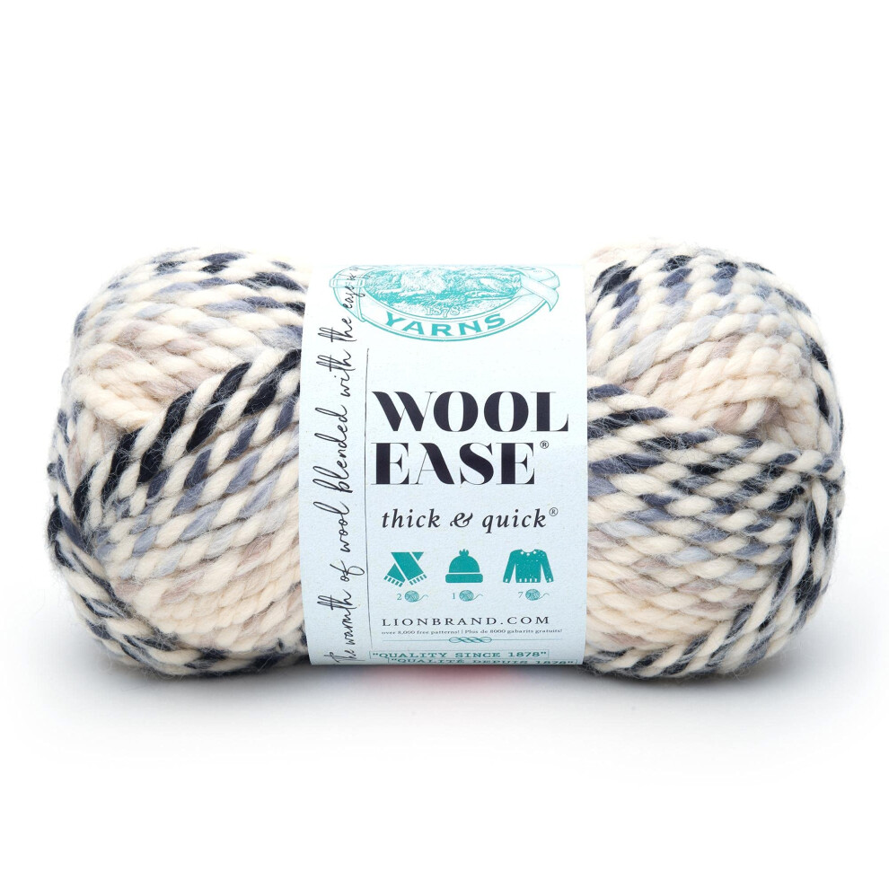 Lion Brand Wool-Ease Thick & Quick Yarn-Moonlight