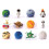 Soft clay set pack of 10 (1 whtie) 2