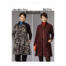 Butterick Patterns B6254ZZ0 Misses Coat Dress ZZ (LRG-XLG-XXL)