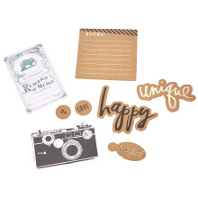 American Crafts Heidi Swapp Magnolia Lane 54-teiliges Embellishment Set