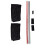 Side Window Sun Shade-Black pure cloth 60L with elastic 60X 1
