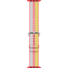 Apple Smartwatch Ersatzarmband aus gewebtem Nylon für Apple Watch – Rot gewebt