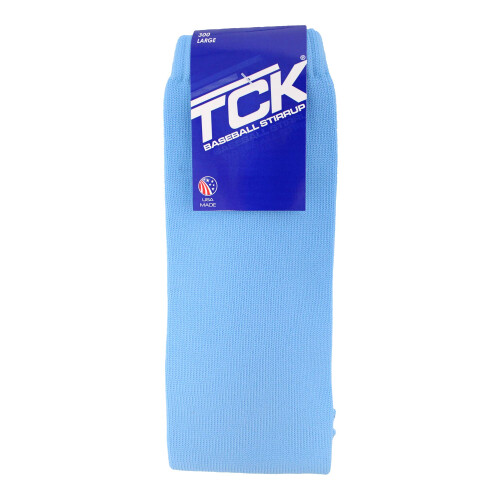 TCK einfarbige Baseball-Steigbügel Muster A (Columbia Blue Large) 2