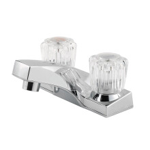 Pfister LG1435002 Pfirst-serie 4-inch centerset badkamerkraan met 2 handgrepen in gepolijst chroom watereffici?t model