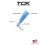 TCK einfarbige Baseball-Steigbügel Muster A (Columbia Blue Large) 4