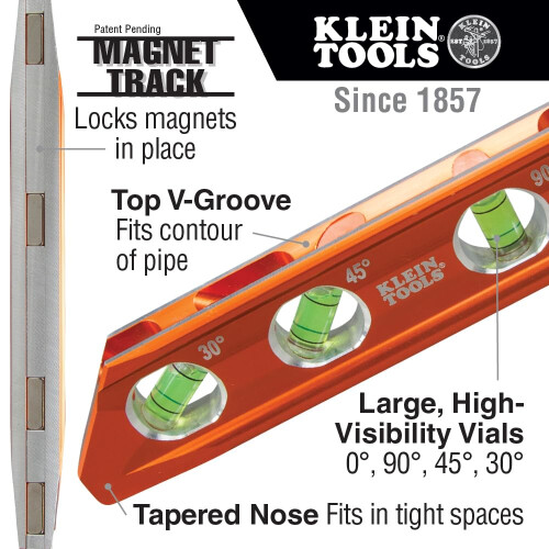 Klein Tools 409-935RB Torpedo Billet Level 1