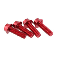 Wolf Tooth Precision Anodized Water Bottle Cage Bolts - 4 st. Rd
