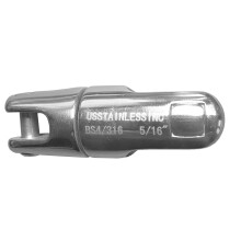 US, rozsdamentes acl 316 horgonyos forgcsatlakoz 5/16"""" vagy 8mm tengeri minosgu