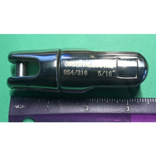 US Edelstahl 316 Anker Drehverbinder 5/16" oder 8mm Marinequalität 2