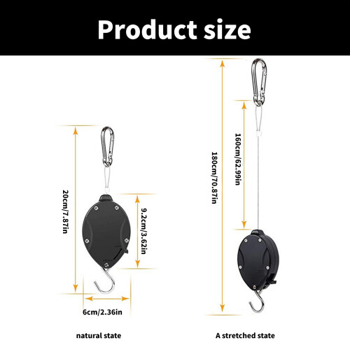 Retractable Hooks For Planter Home Decors Plant Basket Lanterns 2