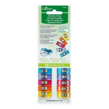 Wonder Clips, diverse kleuren, 10 stuks per verpakking