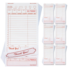 [1500] Gorilla Supply Gsteschecks, 10,8 x 21,6 cm, zweiteilig, selbstdurchschreibend, perforiert, lose Server-Bestellschecks mit 15 Zeilen, Hell