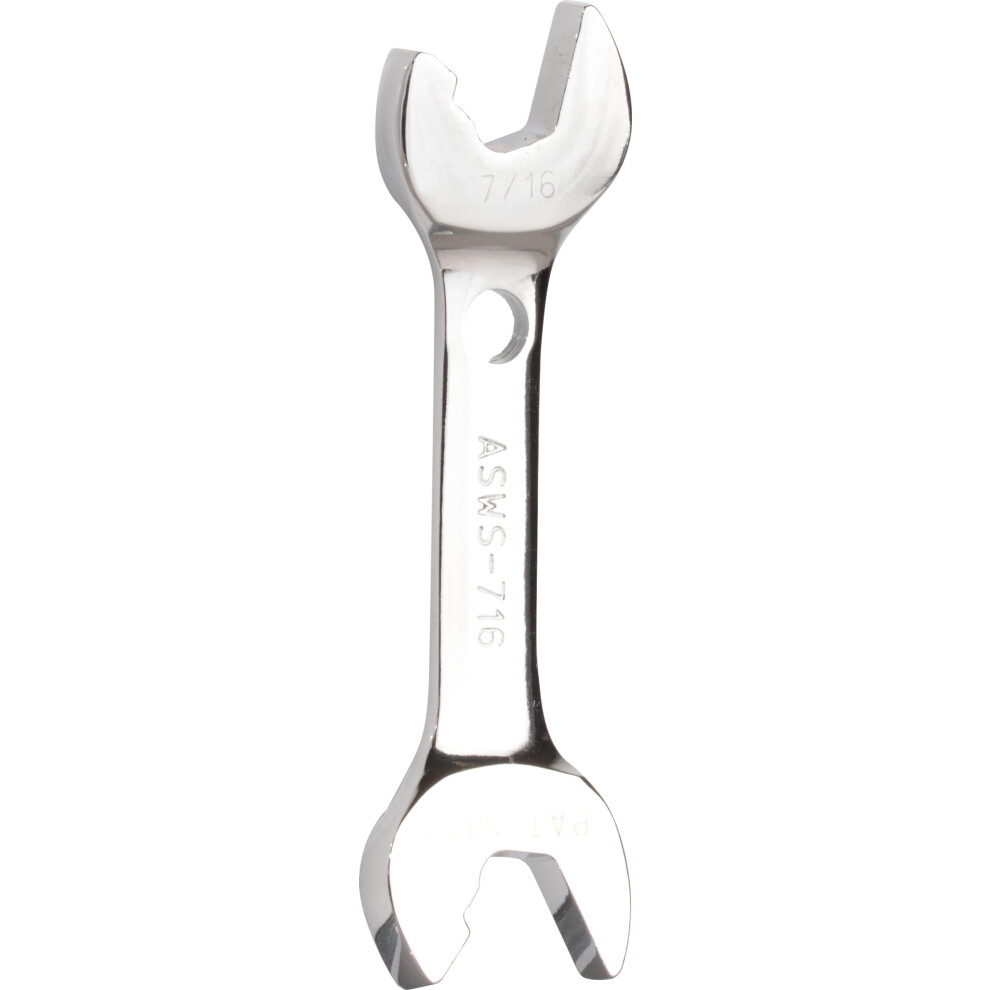 Jonard Tools Asws-716 Stubby Double Ended Speed Wrench Angled Head 7/16"""" 811490016507