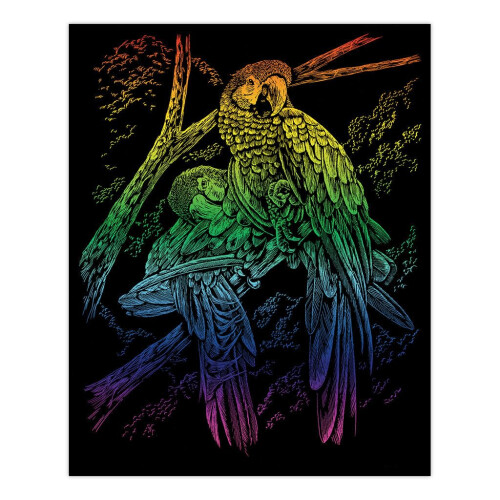 Rainbow Engraving Art Animals Box Set 6 Piece 2