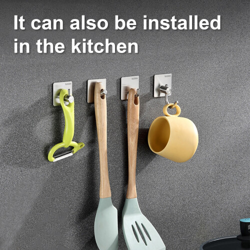 Without Drilling Wall Hook-primary color With double sided st 2
