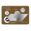 Hanjet Bche d'extrieur robuste et polyvalente, impermable, 16 x 20 pieds, en poly argent/marron, couverture extrieure 3