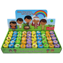 Tiny Mills 50 pezzi di stampini religiosi assortiti con personaggi della Bibbia per bambini