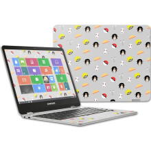MightySkins Huid Compatibel met Samsung Chromebook Plus 12.3"(2017 - Anime Fan | Beschermend, Duurzaam, en Uniek