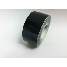 Farvet blank vinyltape med selvkl?bende (2 tape 1/4 tomme x 25 fod (50 fod i alt) sort)