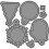 Pl?neklip Custom Craft Dies-Vinter Tiny Tags 2