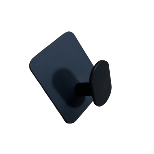 Pack of 4 Practical Adhesive Wall-Black With double sided st