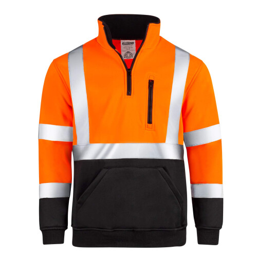 JORESTECH Pullover Hoge zichtbaarheid 1/4 ritssluiting 100% polyester ANSI oranje 1