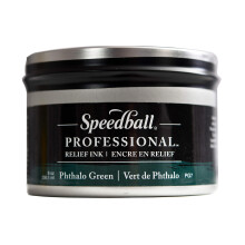Speedball Professional Relief Ink, Phthalo Grün, 8 Unzen Dose