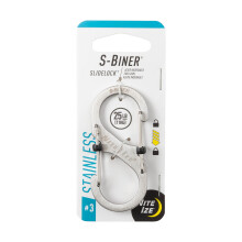 Nite Ize Size-3 S-Biner SlideLock Dual Carabiner Locking Gates Stainless Steel