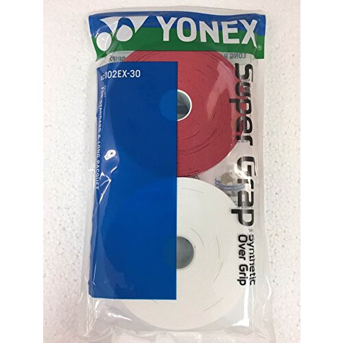 Yonex YONEX Super GRAP 30-Pack Racket Grips Vit Rd