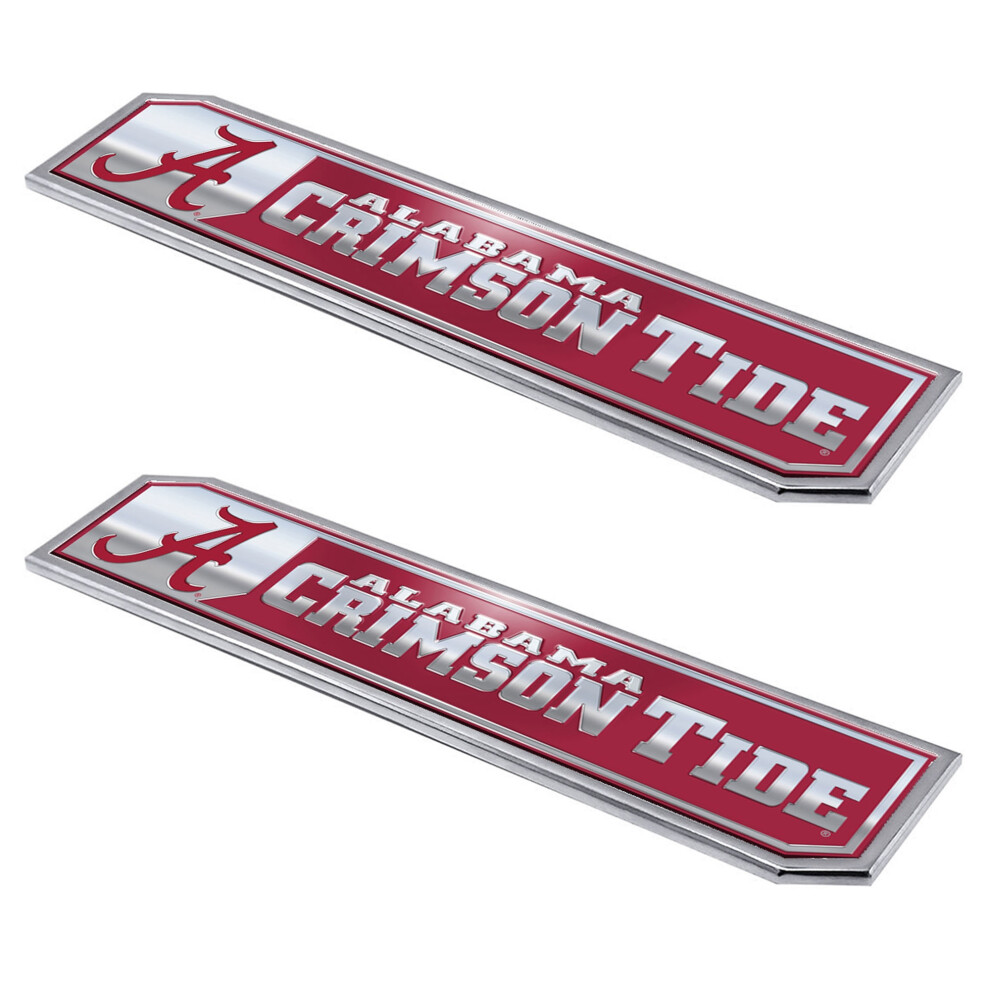 Fanmats University Of Alabama Embossed Truck Emblem 2-Pk 681620294026