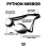 Arena (Silver-Black) Arena Python Mirror Schwimmbrille, hydrodynamisches Design, weites Sichtfeld, perfekte Passform 2