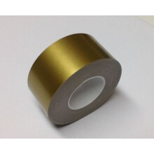 Farbiges, glnzendes Vinylband mit Selbstklebung (2 Bnder 1/4 Zoll x 25 Fu (insgesamt 50 Fu), Goldmetallic)