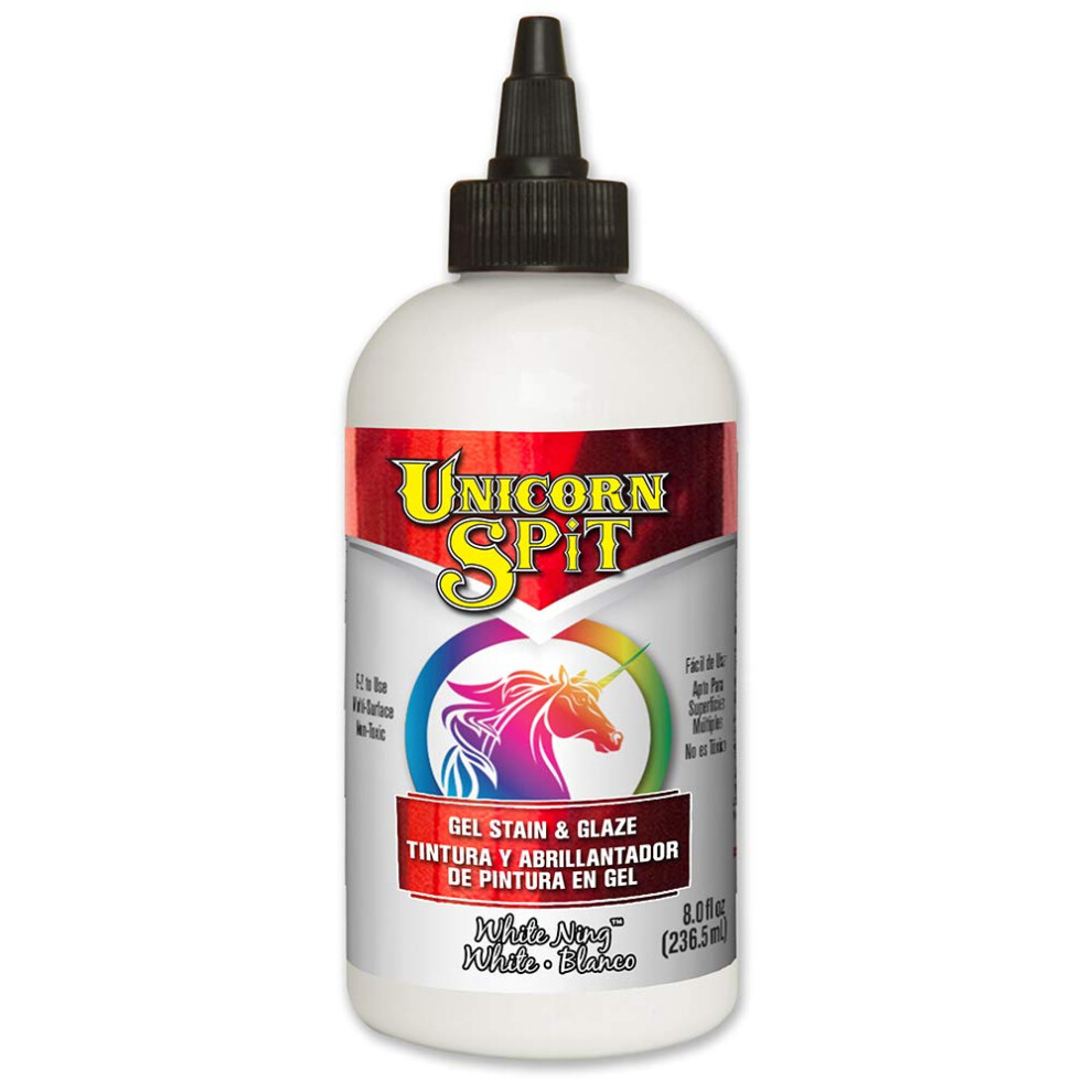 White Ning 5771005 White Paint Water Based Gel Stain And Glaze 236Ml 076818004370