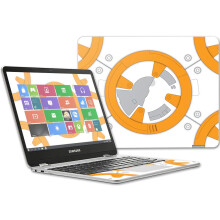 MightySkins Huid Compatibel met Samsung Chromebook Plus 12.3"(2017) - Baby Bot | Beschermend, Duurzaam, Uniek