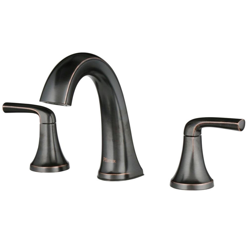Pfister Ladera 8 In. Widespread 2-Handle Bathroom Faucet In Tuscan Bronze 038877622087