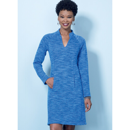 Butterick Butterick Patterns Γυναικεία Ρούχα Knit με Ράγλες και Παντελόνια, A5 (6-8-10-12-14) 1
