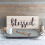 Blessed Stencil - Blessed Wood Sign Stencils Blessed Script Blessed House Sign Blessed Stencil 3