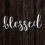Blessed Stencil - Blessed Wood Sign Stencils Blessed Script Blessed House Sign Blessed Stencil 4