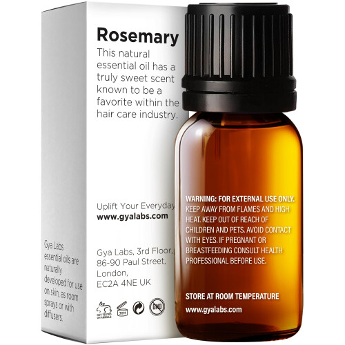 Gya Labs Έλαιο Δενδρολίβανου για Μαλλιά - 0.34 Fl Oz - 100% Αγνό Φυσικό Έλαιο Δενδρολίβανου 1