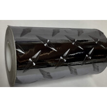 Diamantplade vinyltape med selvkl?bende (sort 3 tommer x 25)