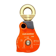Rock Exotica Omni-Block Polea giratoria nica de 2,6"" - Polea giratoria de alta resistencia con acceso a placa lateral para aparejos - Fabricado