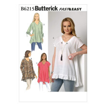 Butterick Patterns B6215ZZ0 Misses Top ZZ (LRG-XLG-XXL)