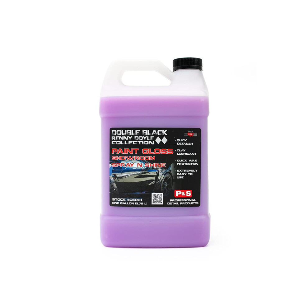 P & S Professional Detail Products Paint Gloss Showroom Spray N Shine - Professional Car Detailing Spray With Excellent Clay Lubricant Removes Dirt 764910350012