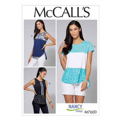 Butterick McCall's Γυναικεία Πουκάμισα Pullover, 8-10-12-14-16