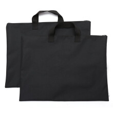 Augbunny 600D Portfolio Vandt?t med h?ndtag og lynl?s til studerende og kunstner 2-pak