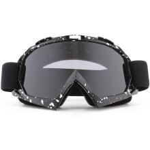 SPOSUNE Motorbril ATV Dirt Bike Off Road Racing MX-rijbril Antikras Stofdicht Buigbaar UV400-bril met gewatteerd Zacht dik schuim Verstelbare riem vo