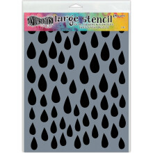 Ranger DYS52302 Dyan Reaveley's Dylusions Schablonen 9"X12"Regentropfen