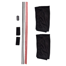 Car Curtain for Interior-Black pure cloth 60L with elastic 60X