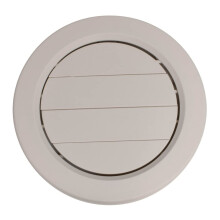 Valterra A10-3360VP gedempt verwarmings- en aircoregister met 360 rotatie - 5-13/16"" ID x 6-7/8"" Beige