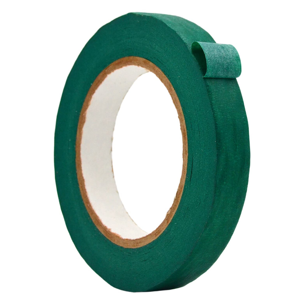 Wod Mtc5 Colored Masking Tape Green 3/4 Inch X 60 Yds. Colorful Teacher Painters Tape For Fun Diy Art & Crafts Lab Labeling Writable & Classroom 742309091487